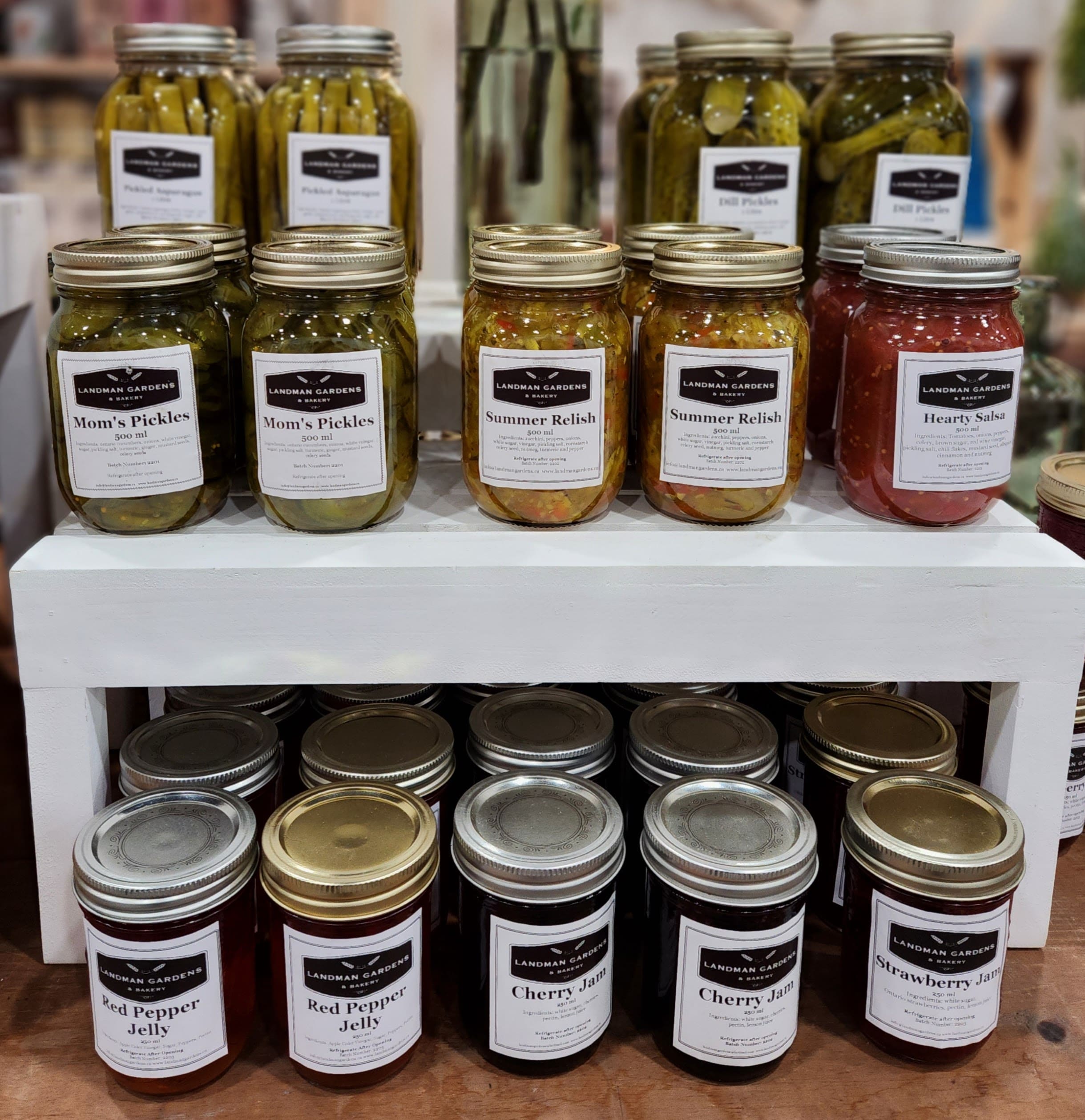 Preserves from Landman's Bakery